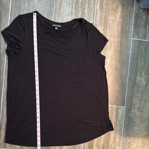 Cable & Gauge Black Relaxed Fit Short Sleeve Tee - Picture 5 of 6